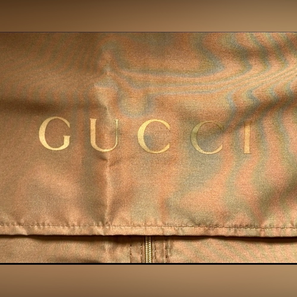NEW L 30x54 GUCCI GARMENT BAG DUST PROTECTOR CLOSET TRAVEL SUITS COATS DRESSES - Picture 2 of 8